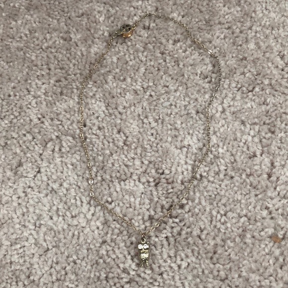 Short Owl Necklace - Picture 3 of 4